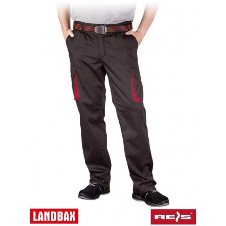Elastyczne spodnie ochronne męskie do pasa LAND-T