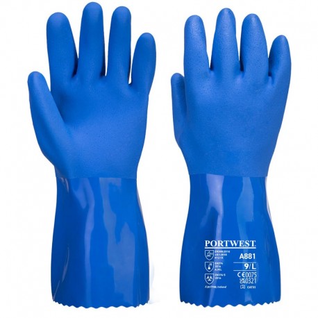 Rękawice chroniące przed środkami chemicznymi PCV Marine Ultra Chem A881