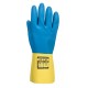 Rękawice chroniące przed środkami chemicznymi lateksowa z podwójnym powleczeniem A801