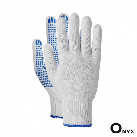 Rękawice wykonane z bawełny powlekane PVC Dotka