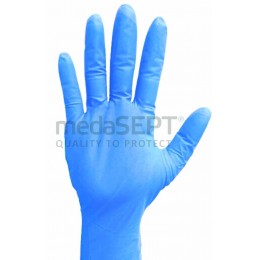 Rękawice nitrylowe, diagnostyczne, ochronne niebieskie op. 100szt .nitrile pride